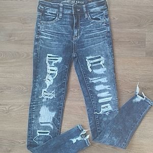 AEO Stretchy Ripped Jeans